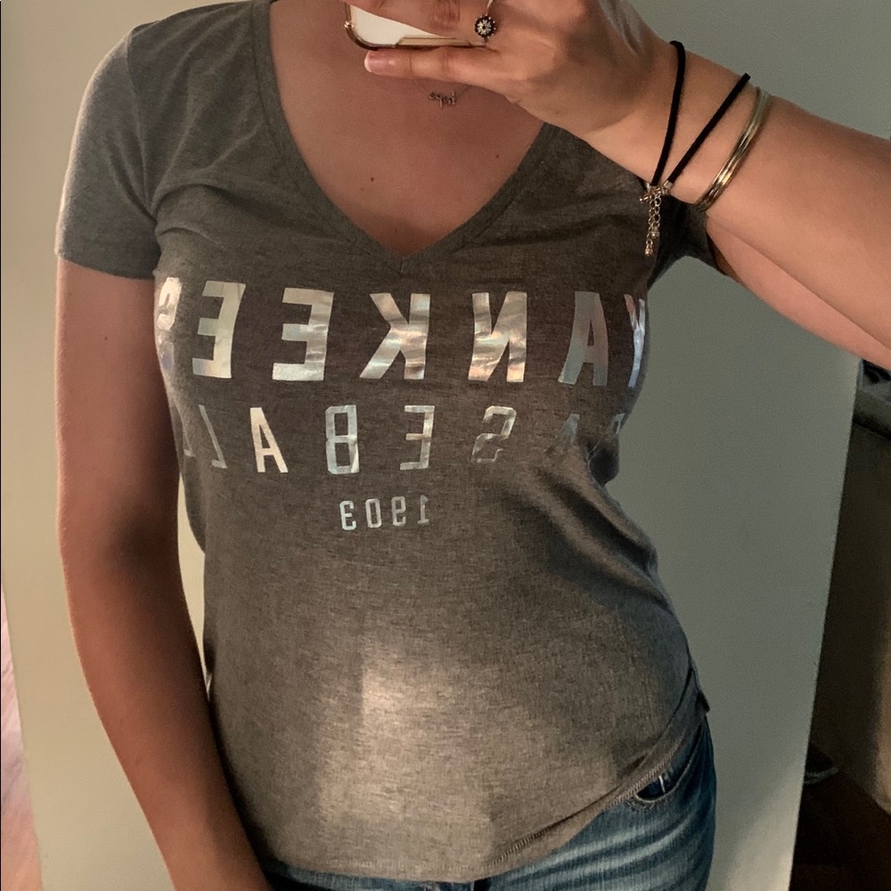 Victoria’s Secret Gray yankees Top